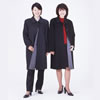 カシミヤ100%婦人用ロングコート